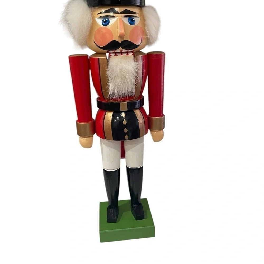 Nutcracker Made in Germany Democratic Republic 13 1/2 inches tall Policeman